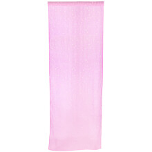 3Pcs Window Sheer Curtains Pink Star Print Voile for Child's Room