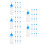 50Pcs Blue Pe Plastic Squeeze Bottles Soft Tip for Paint Dye Glue 10