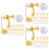3Ensembles Bases D'oreilles Clip Dorées Pour DIY Confortables 5