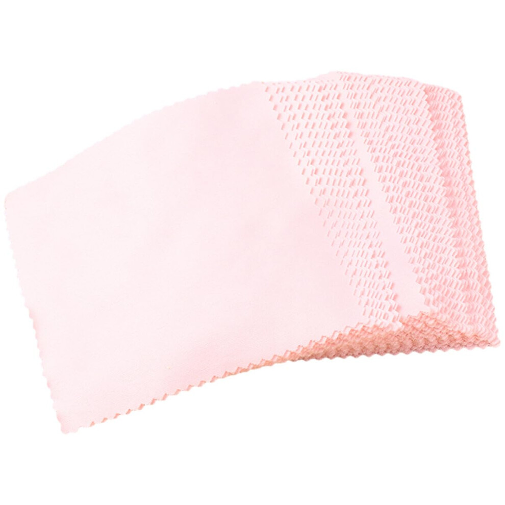 100pcs Microfiber Cleaning Cloths for Glasses Screens Jewelry Lenses, Soft Streak Polish