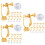 3Ensembles Bases D'oreilles Clip Dorées Pour DIY Confortables 4