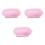 3Pièces Ruban Frange Plume Rose Pour Décoration Textile 3