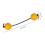2Pièces Instrument De Percussion Avec Sable Fer Pour Décor 2