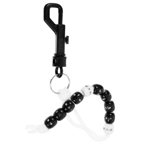5Pièces Compteur De Score Golf Noir Avec Boucle, Durable Portable 2