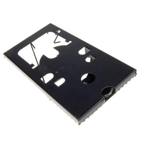 Metal Mouse Trap Black – Quick Setup Mechanical Mouse Catcher for Home Kitchen Indoor Use 2