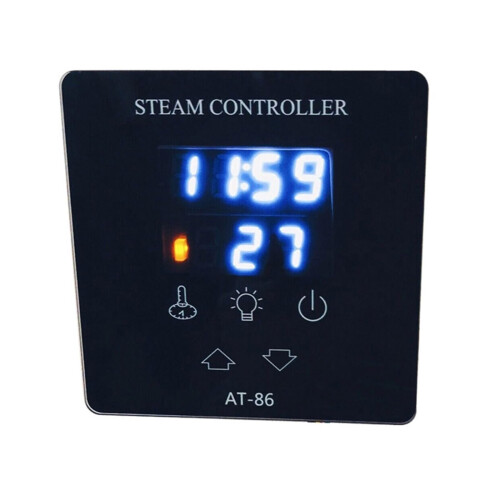 Steam Bath Generator Controller with Precise Temperature and Timer Settings for Sauna Steam Room