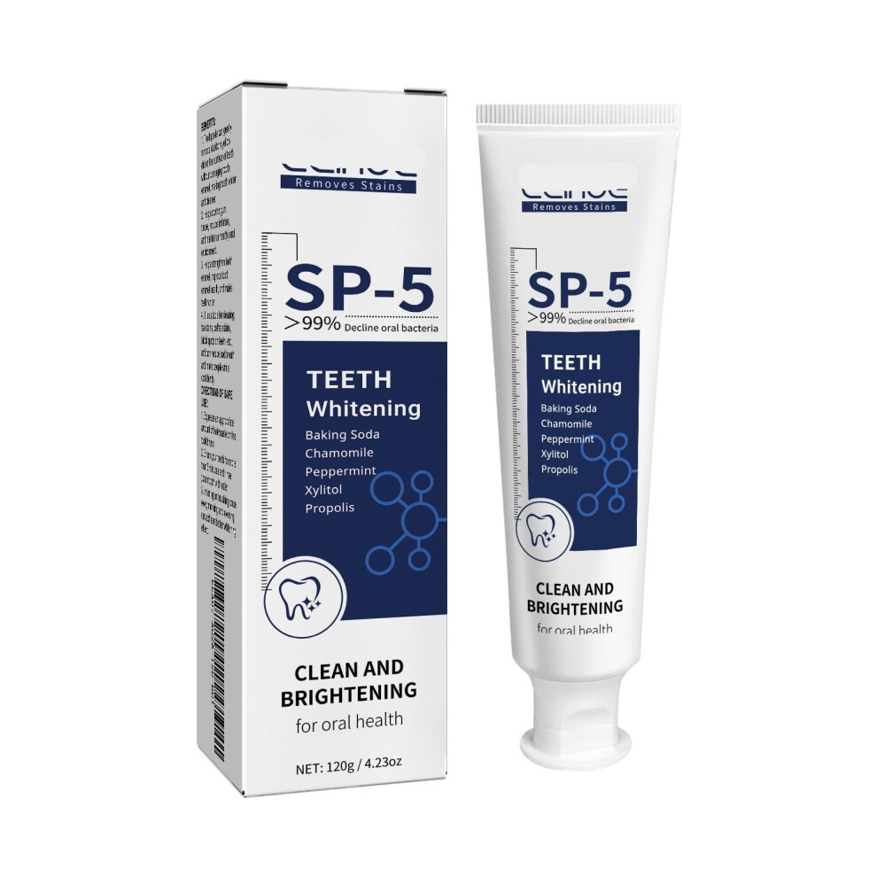 Yellow Teeth Whitening Toothpaste For Stains Removal And Teeth With Fresh Mint Breath 1Pcs
