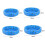 Inflatable Pool 130cm for Backyard and Kids, 3Layer Durable Design with Quick Drain Plug 3