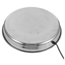Chicken Waterer Heater 30W Poultry Drinker Heated Base Anti‑Freeze Steel for Winter Backyard