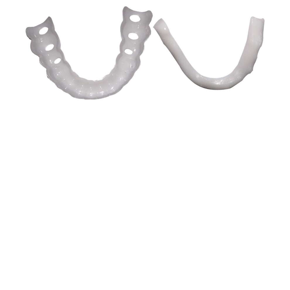 Fake Teeth Veneers Temporary Denture Soft Silicone Lower Teeth Cover Instant Smile Makeover