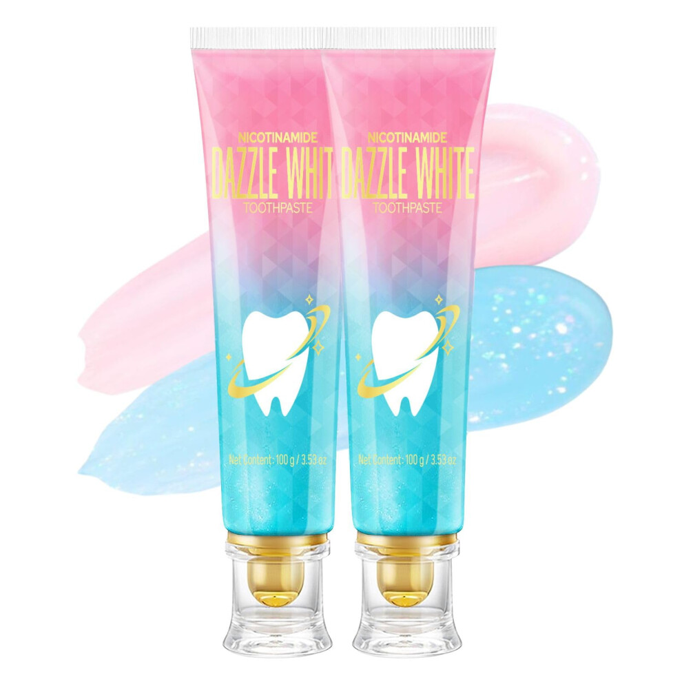 Whitening Toothpaste for Sensitive Teeth with Niacinamide, Enamel Safe, Mint Flavor Fresh Breath