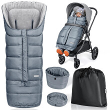 Orzbow Footmuff for Pushchair Universal, Long Pram