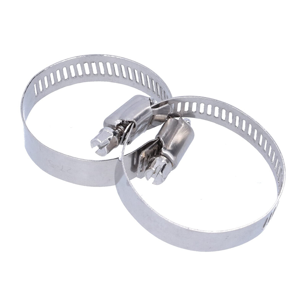 2 Pack 304 Stainless Steel Adjustable Hose Clamps For Pool And Plumbing, Corrosion Resistant 9099447393395