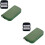 2Pièces Housse Mémoire Vert 22 Slots Nylon 6