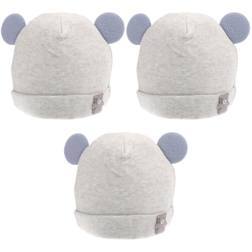 3Pièces Bonnets Adorables Coton Confortables Durable 2