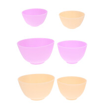 6 Pièces Bol En Silicone Pour Facial Fait À Mélanger