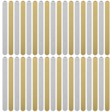 50Pièces Bâtonnets De Glace Assortis Bois Confortables Pour DIY