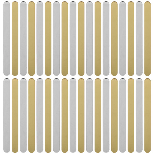 50Pièces Bâtonnets De Glace Assortis Bois Confortables Pour DIY