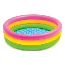 Inflatable Swimming Pool for Kids 114 x 25 cm, Backyard Toddler Paddling Pool, Easy Setup Outdoor Fun