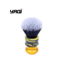 (As show, One size) Yaqi 24MM Men Wet Shave Brushes Sagrada Familia Black/White Tuxedo Synthetic Fibre Resin Handle