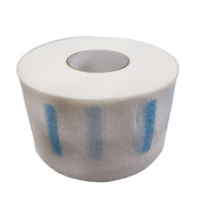(As show, 122-WhiteX5) 1Roll White Neck Strips Disposable Hair Cutting Accessory Stretchy Neck Paper Adjustable Barber Dedicated Salon Hairdressing