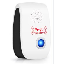 Ultrasonic Pest Repeller Indoor Plug In with Dual Speakers, Electronic Mouse Repellent White