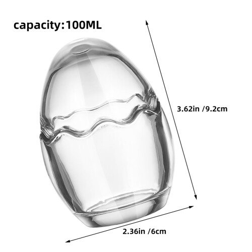 6 Pièces Verres À Pudding En Verre Couvercles 100 Ml Pour Dessert 2