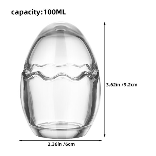 6 Pièces Verres À Pudding En Verre Couvercles 100 Ml Pour Dessert 1