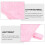 2Pièces Moufles De Douche Exfoliantes En Coton Colorées Pour 6