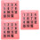 3Pièces Puzzle Rose Jeu Intellectuel Pour Enfants 7