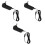 3Pièces Rangement Chargeur Boîte Cache Noire Compacte 5
