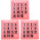 3Pièces Puzzle Rose Jeu Intellectuel Pour Enfants 2