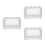 3Pièces Boîtier Étanche Prise Murale, Sécurisé Transparent Multi 8