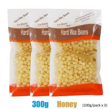 (As show, 500g-Honey) 500g/300g/50g Hard Wax Beads for Wax Heater Painless Hair Removal Body Pearl for Wax Warmer Machine Depilatory Brazilian Wax