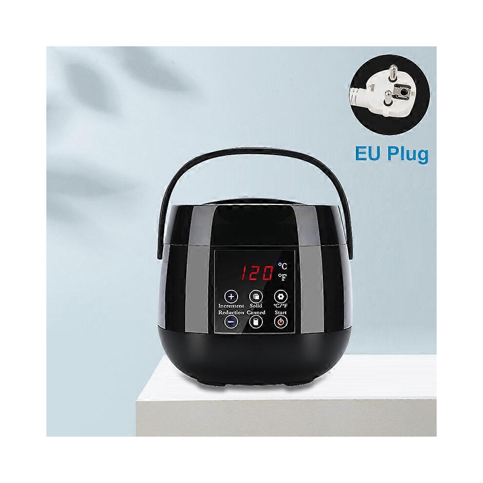 (As show, 200g-Rose) 500ML Wax Warmer Digital Wax Heater for Professional Hair Removal Waxing Beans Heating Machine Depilation Epilator Wax-melt Pot