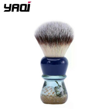 (As show, One size) YAQI Atlantis 24mm Synthetic Hair Mens Shaving Brush Yaqi Wet Shaving Brush