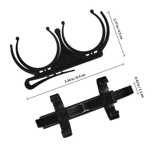 golf ball holder clip with rotatable foldable portable plastic design 1