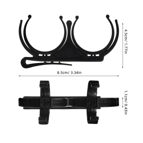 golf ball holder clip with rotatable foldable portable plastic design 2