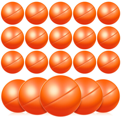 50Pièces Balles De Jeu Couture Orange Pour