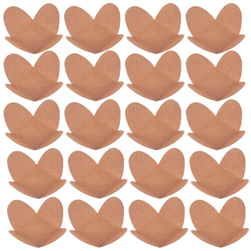 450Pièces Marron Papier Compact Pour Truffes 1