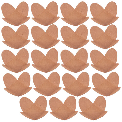450Pièces Marron Papier Compact Pour Truffes 2
