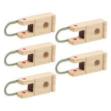 5Pièces Pieds Milieu Piano En Bois Khaki Pour Réparation Durable
