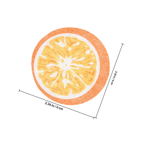 50 Pièces Masques Faciaux En Forme D'Orange Pour 1