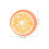 50 Pièces Masques Faciaux En Forme D'Orange Pour 3