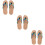 3Paires Lin Confortables Plage Antidérapants 9