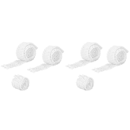 6Pcs White Meat Netting Rolls for Sausage Packaging and Ham Wrapping 1