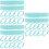 36Pièces Bracelets Silicone Confortables Bleu Team Boy Pour Bébé 8
