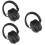 3Pièces Casque Bruit Réduit Respirable Noir Résistant ABS 7