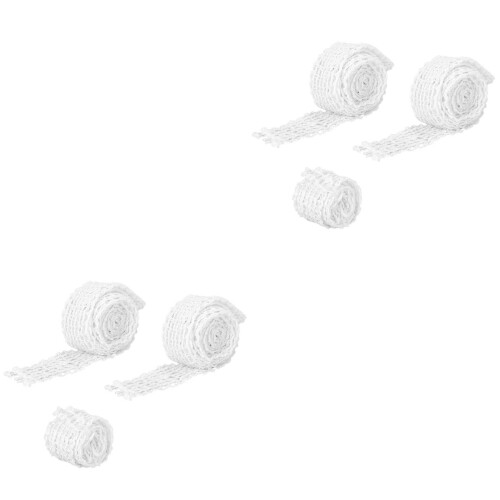 6Pcs White Meat Netting Rolls for Sausage Packaging and Ham Wrapping 2