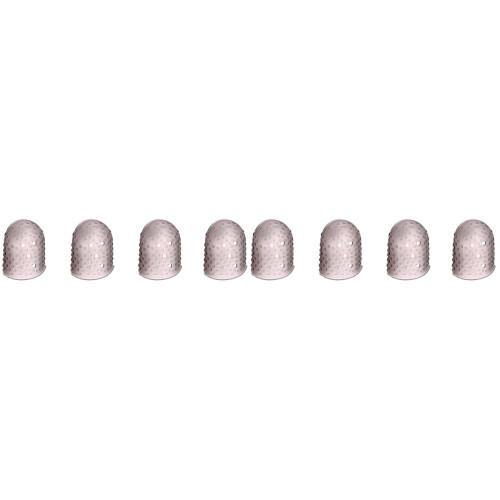 8Pièces Protège-Doigts Guitare Silicone Gris Durable Confortable 1